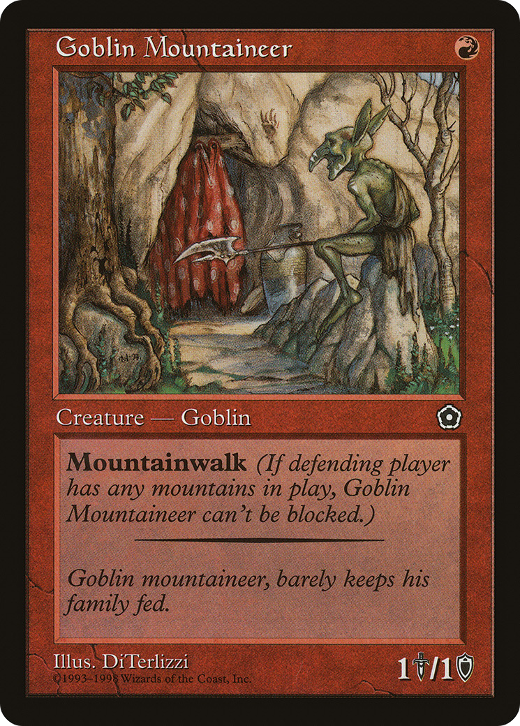 Goblin Mountaineer (P02-101)  - Portal Second Age