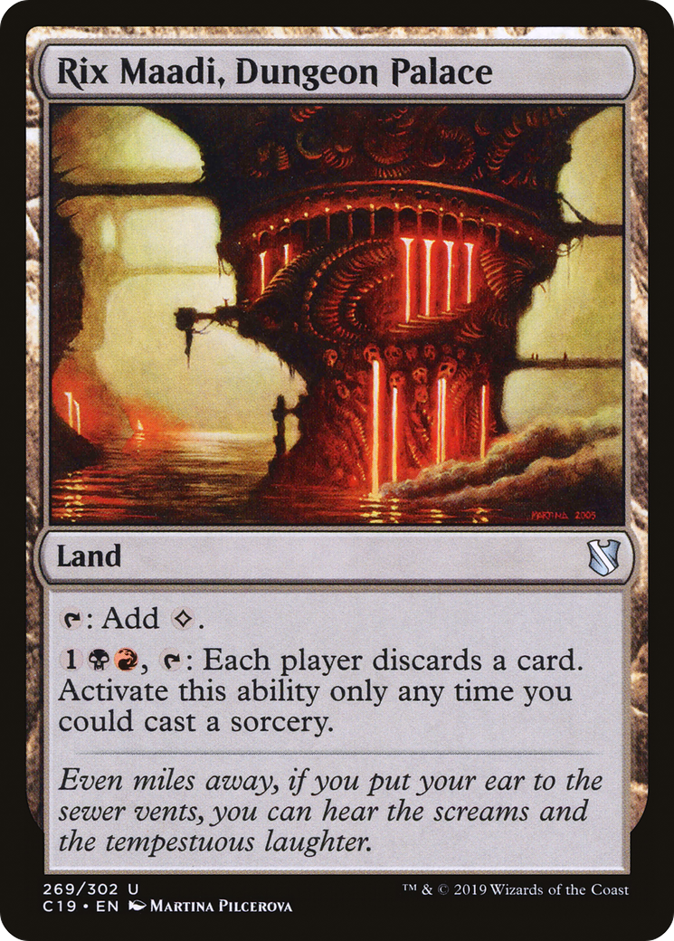 Rix Maadi, Dungeon Palace (C19-269)  - Commander 2019