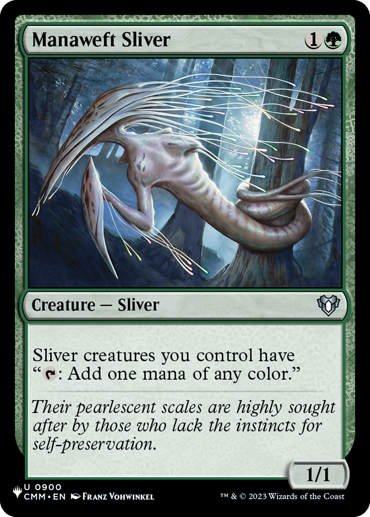 Manaweft Sliver (CMM) (LIST-900)  - The List