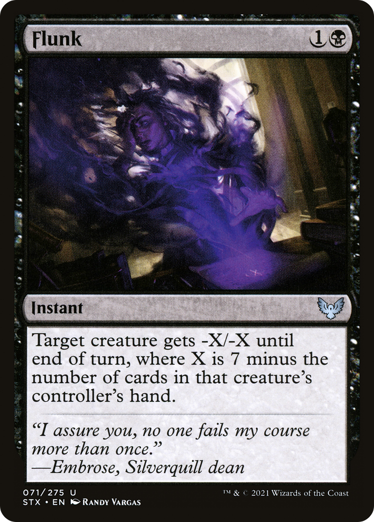 Flunk (STX-071)  - Strixhaven: School of Mages