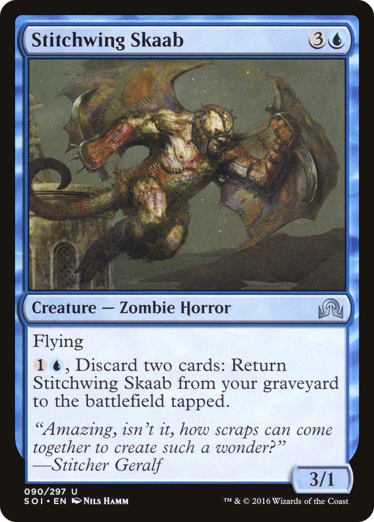 Stitchwing Skaab (SOI-090)  Foil - Shadows over Innistrad