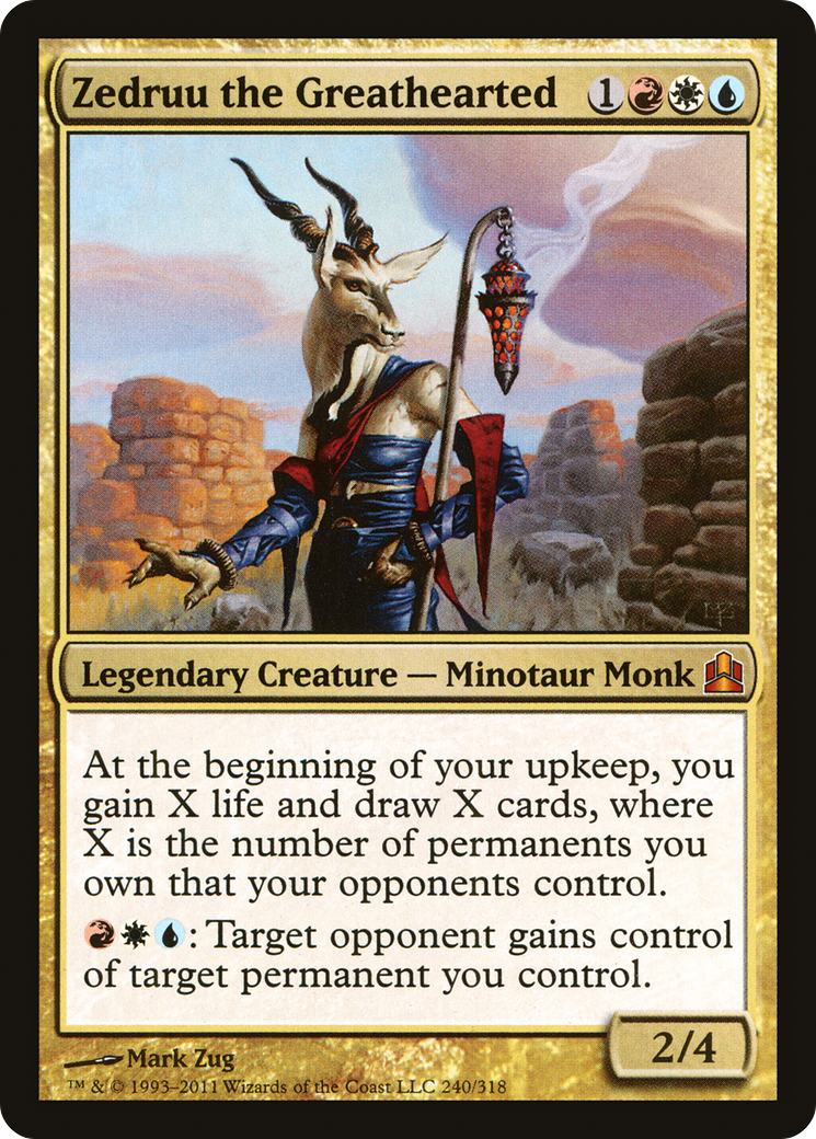 Zedruu the Greathearted (CMD-240)  - Commander 2011