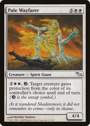 Pale Wayfarer (SHM-017)  Foil - Shadowmoor