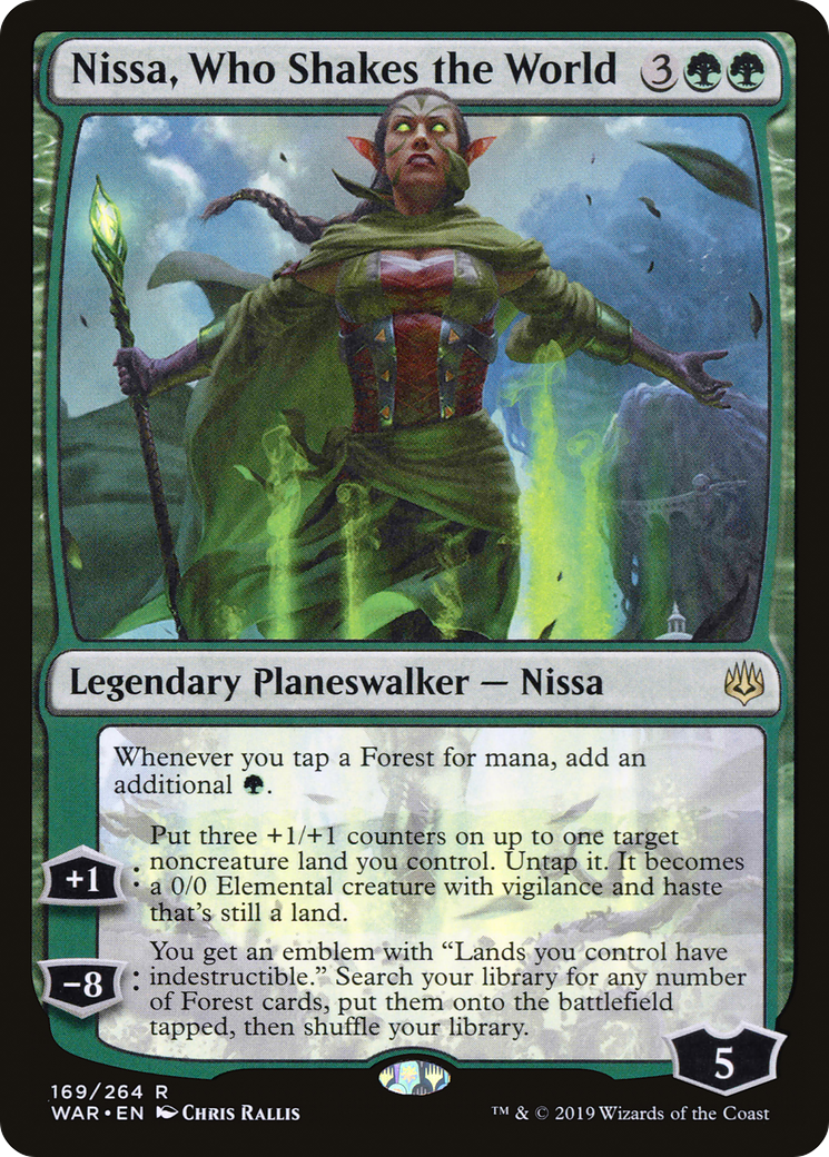 Nissa, Who Shakes the World (WAR-169)  - War of the Spark