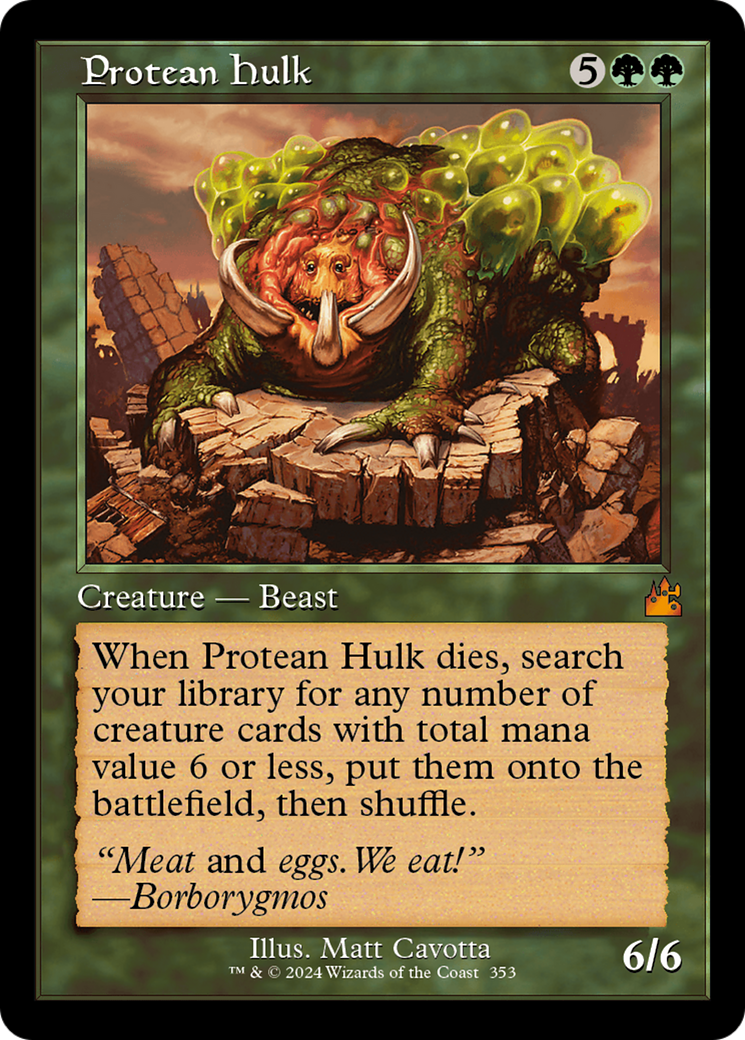 Protean Hulk (Retro Frame) (RVR-353)  - Ravnica Remastered