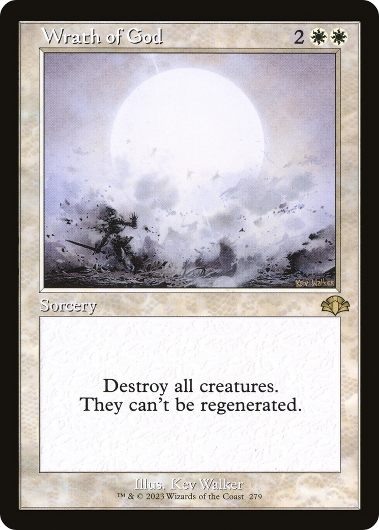 Wrath of God (Retro Frame) (DMR-279)  - Dominaria Remastered