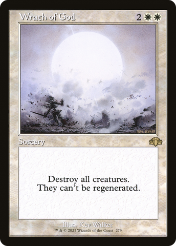Wrath of God (Retro Frame) (DMR-279)  Foil - Dominaria Remastered
