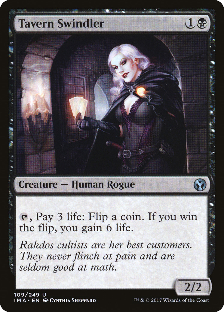 Tavern Swindler (IMA-109)  Foil - Iconic Masters