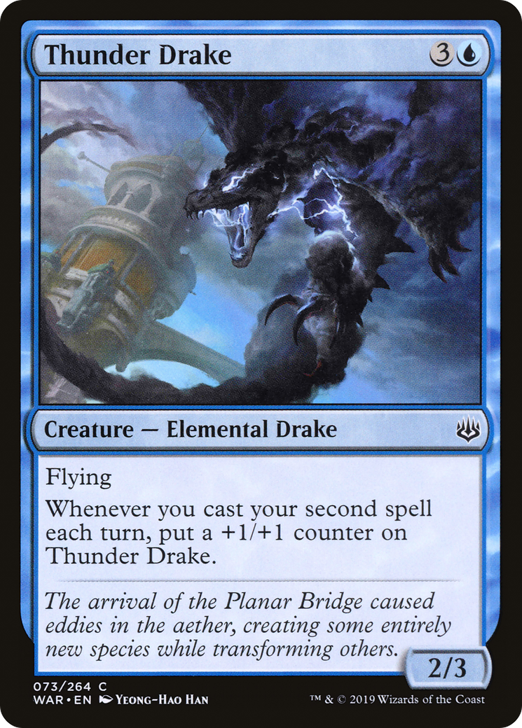 Thunder Drake (WAR-073)  - War of the Spark