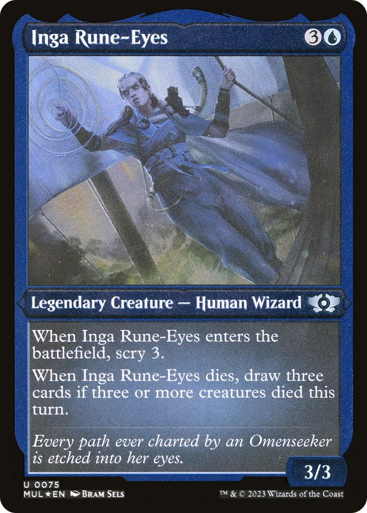 Inga Rune-Eyes (Foil Etched) (MUL-075)  Foil - Multiverse Legends