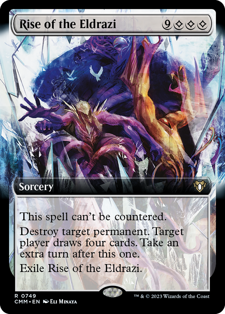 Rise of the Eldrazi (Extended Art) (CMM-749)  Foil - Commander Masters: (Extended Art)