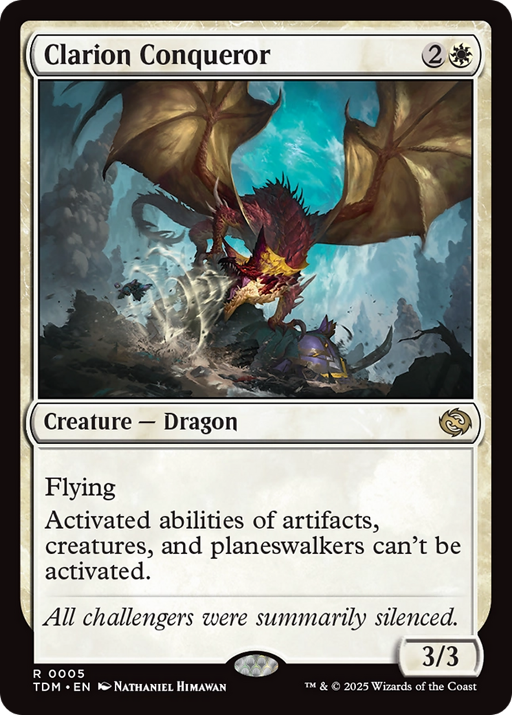 Clarion Conqueror (TDM-005) - Tarkir: Dragonstorm Foil