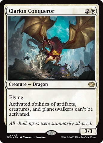 Clarion Conqueror (TDM-005)  - Tarkir: Dragonstorm