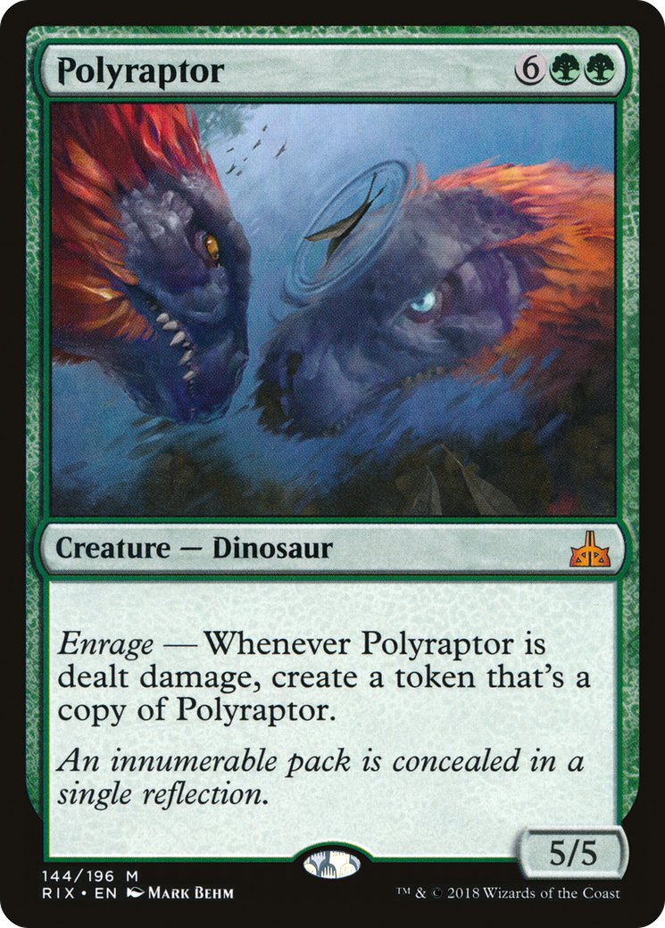 Polyraptor (RIX-144) - Rivals of Ixalan Foil