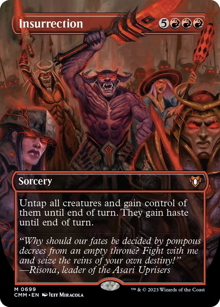 Insurrection (Borderless) (CMM-699)  - Commander Masters