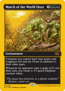 March of the World Ooze (DFT-468) - Aetherdrift: (enchantment) Foil