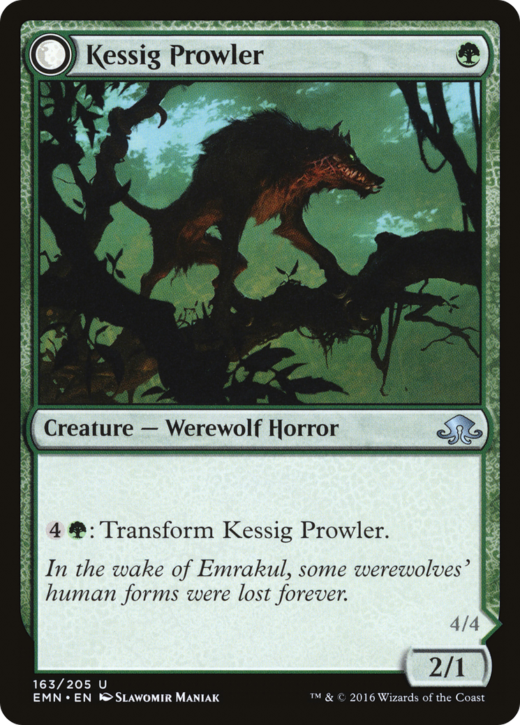 Kessig Prowler (EMN-163)  Foil - Eldritch Moon: (mooneldrazidfc)