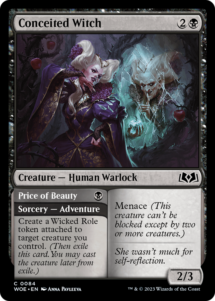 Conceited Witch (WOE-084)  - Wilds of Eldraine