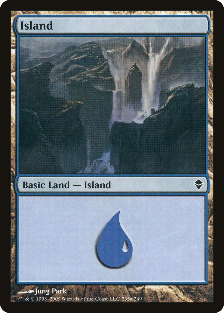 Island (235a) (ZEN-235A)  - Zendikar