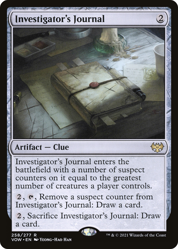 Investigator's Journal (VOW-258)  - Innistrad: Crimson Vow