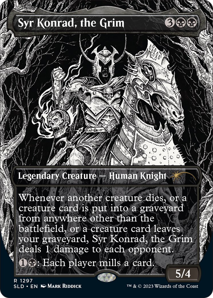 Syr Konrad, the Grim (SLD-1297)  - Secret Lair Drop (Borderless)