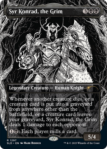 Syr Konrad, the Grim (SLD-1297)  Foil - Secret Lair Drop (Borderless)