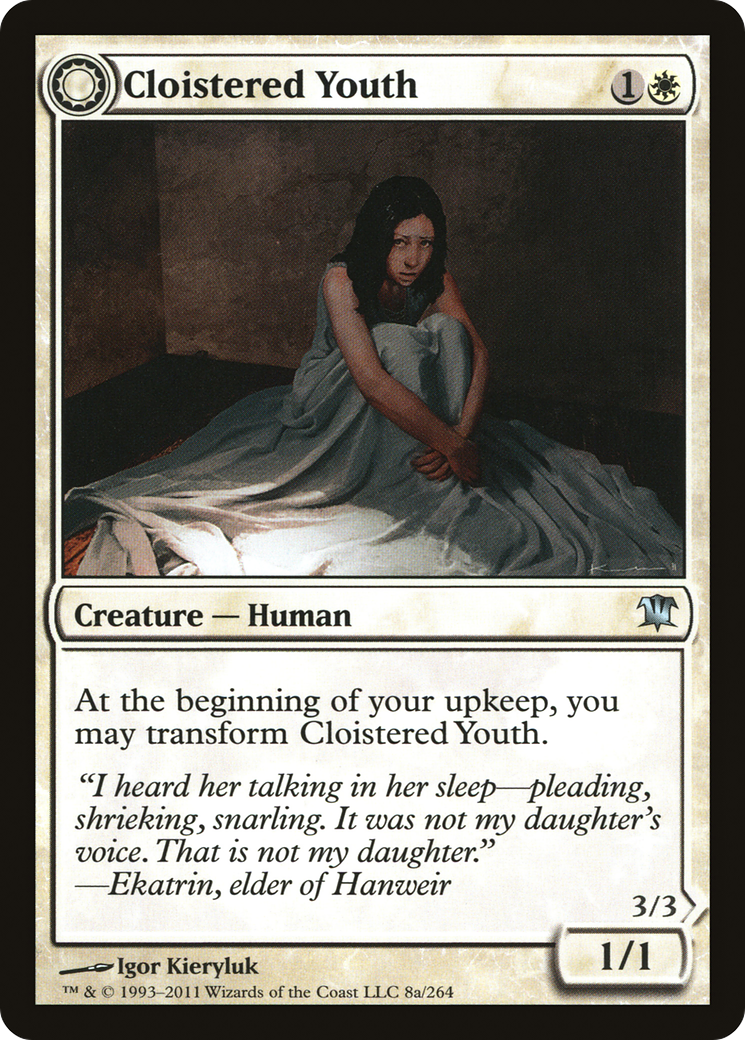 Cloistered Youth (ISD-008)  Foil - Innistrad: (Double Faced Transform)