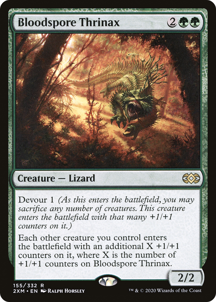 Bloodspore Thrinax (2XM-155)  Foil - Double Masters
