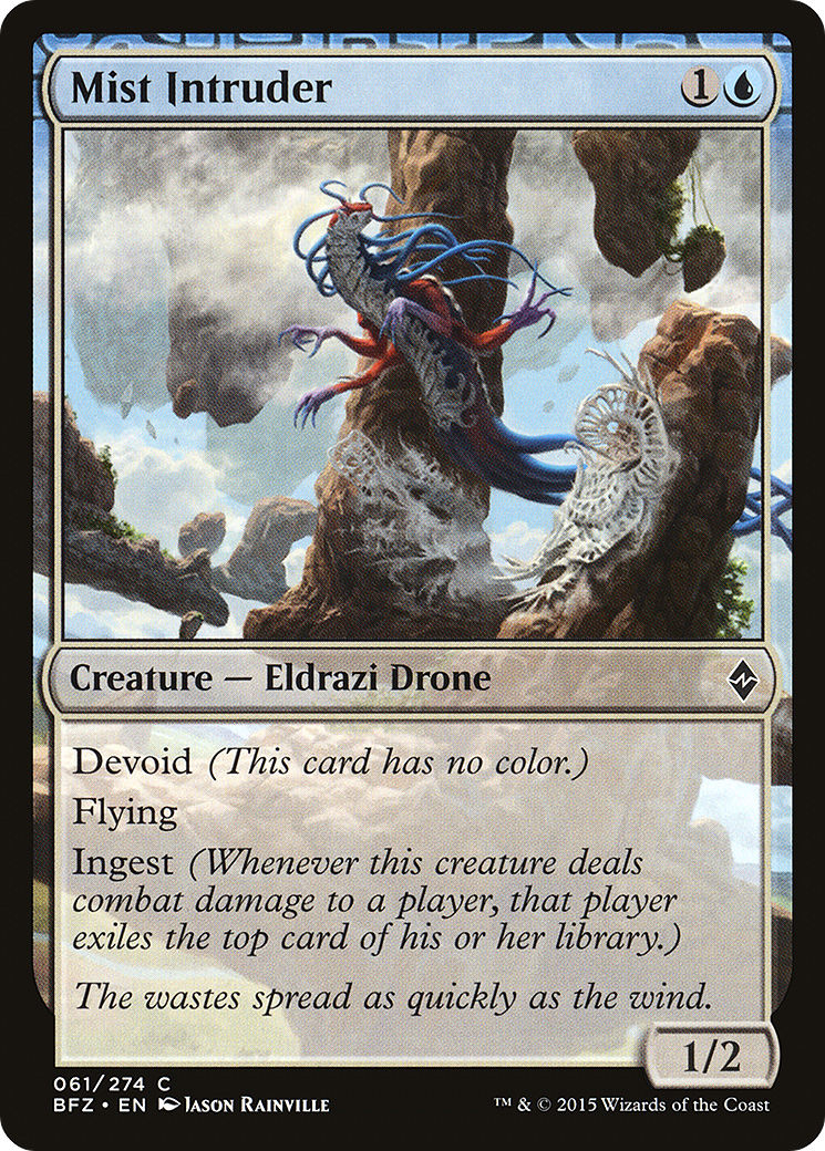 Mist Intruder (BFZ-061)  Foil - Battle for Zendikar: (devoid)