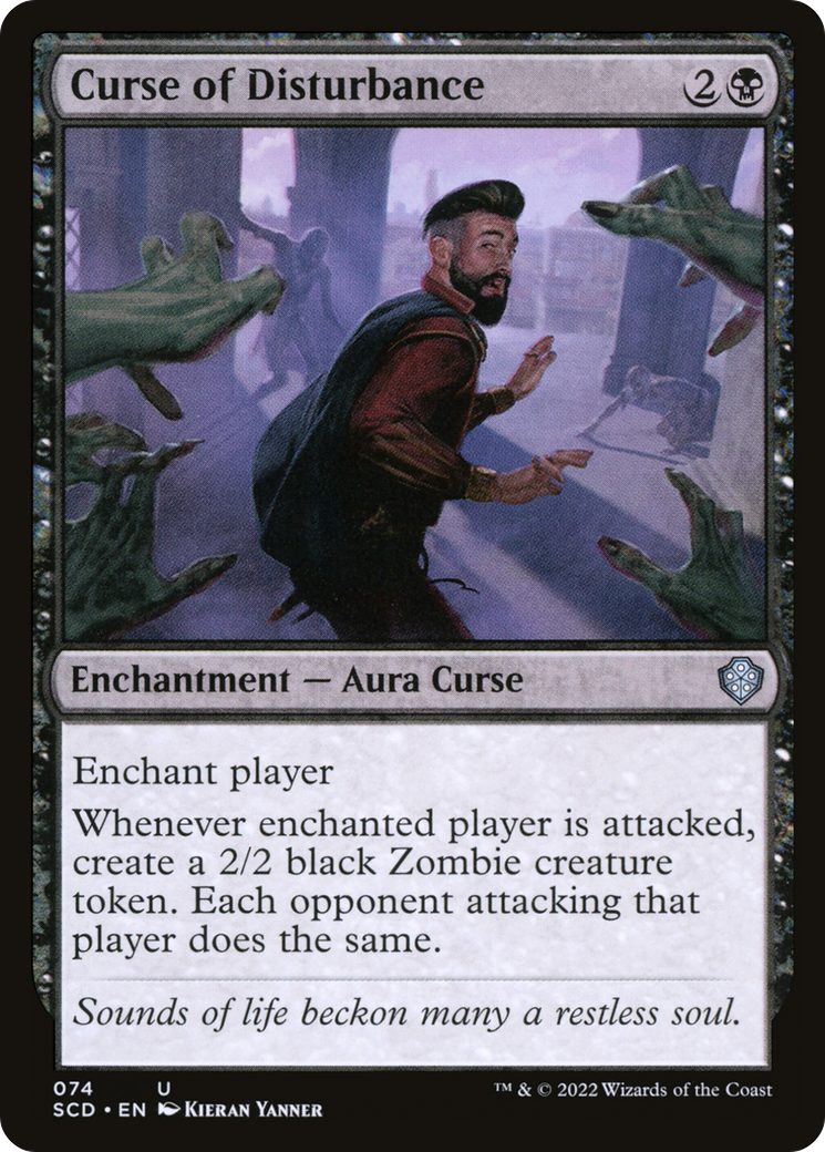 Curse of Disturbance (SCD-074)  - Starter Commander Decks