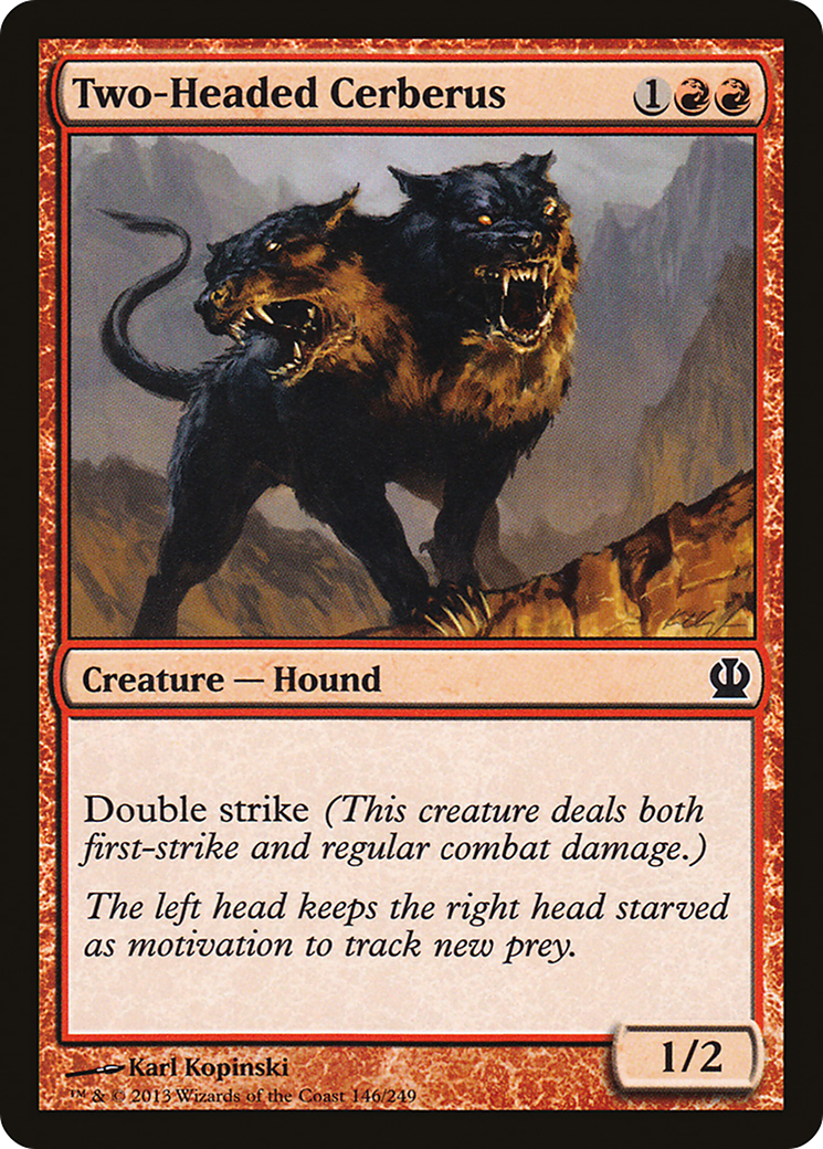 Two-Headed Cerberus (THS-146)  Foil - Theros
