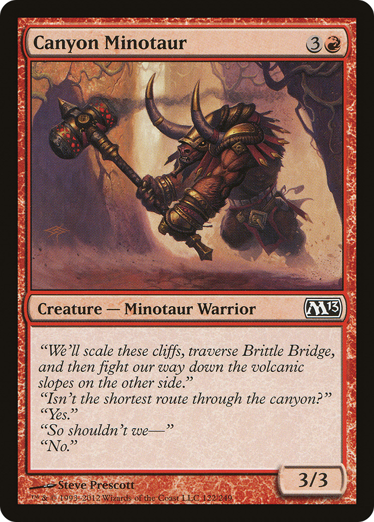 Canyon Minotaur (M13-122)  - Magic 2013