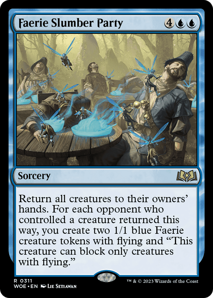 Faerie Slumber Party (WOE-311)  Foil - Wilds of Eldraine