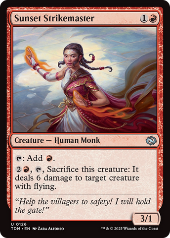 Sunset Strikemaster (TDM-126) - Tarkir: Dragonstorm