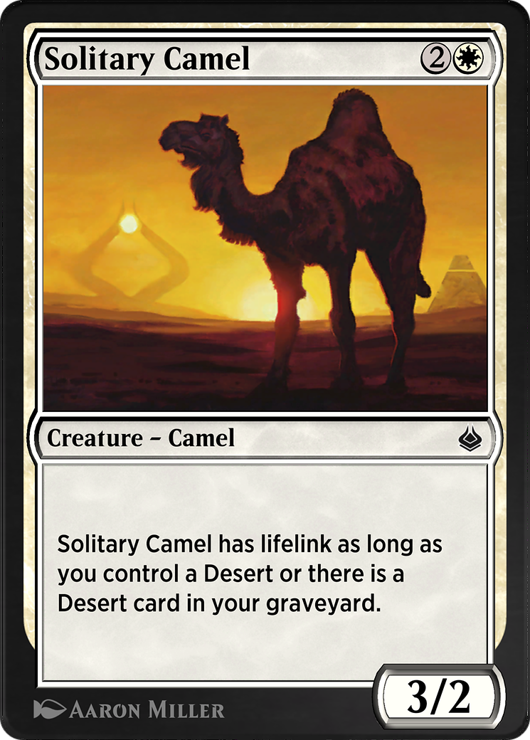 Solitary Camel (AKR-036)  - Amonkhet Remastered