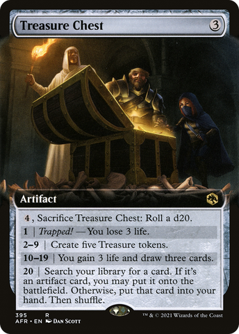 Treasure Chest (Extended Art) (AFR-395) - Adventures in the Forgotten Realms: (Extended Art) Foil