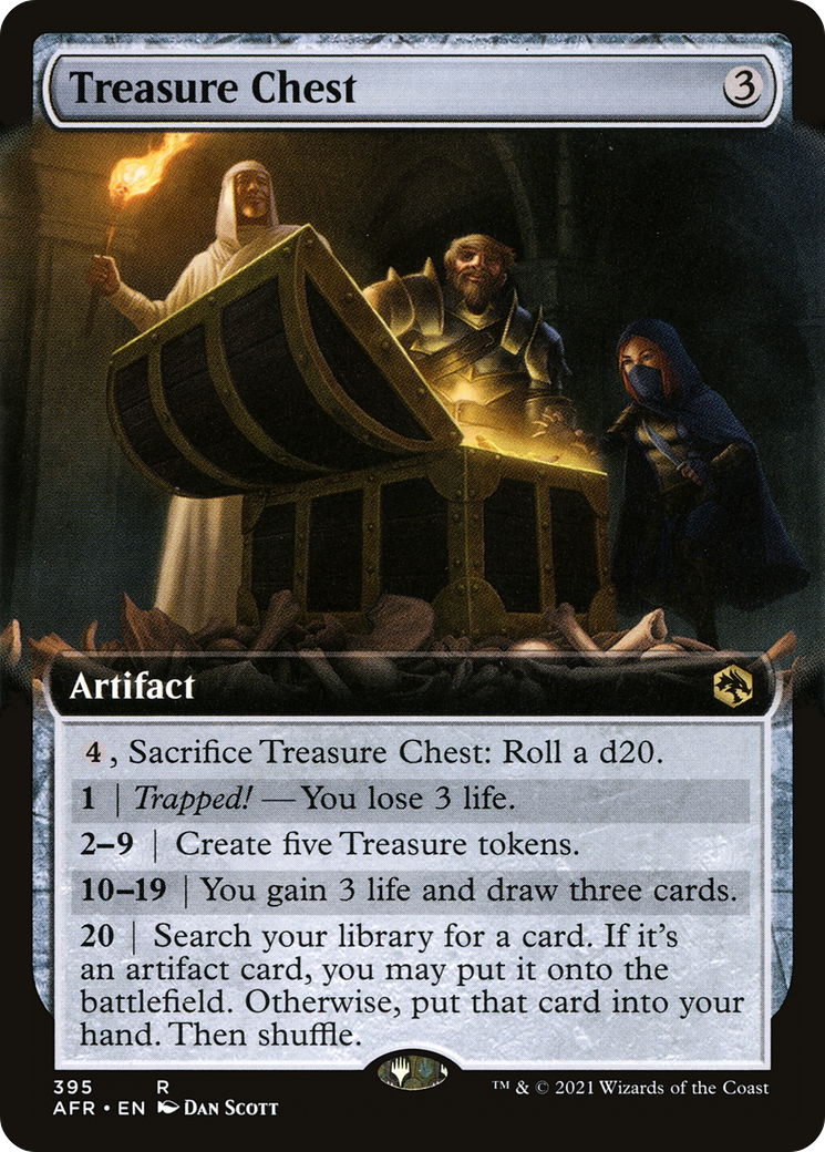 Treasure Chest (Extended Art) (AFR-395)  - Adventures in the Forgotten Realms: (Extended Art)