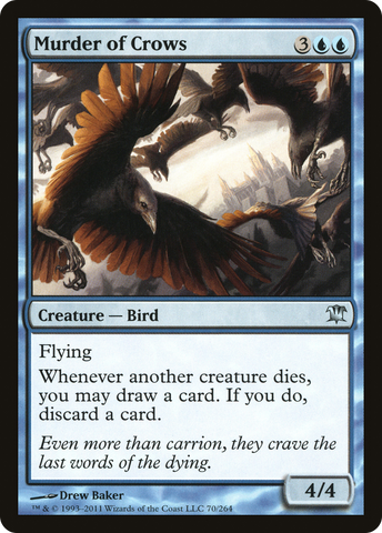 Murder of Crows (ISD-070)  Foil - Innistrad
