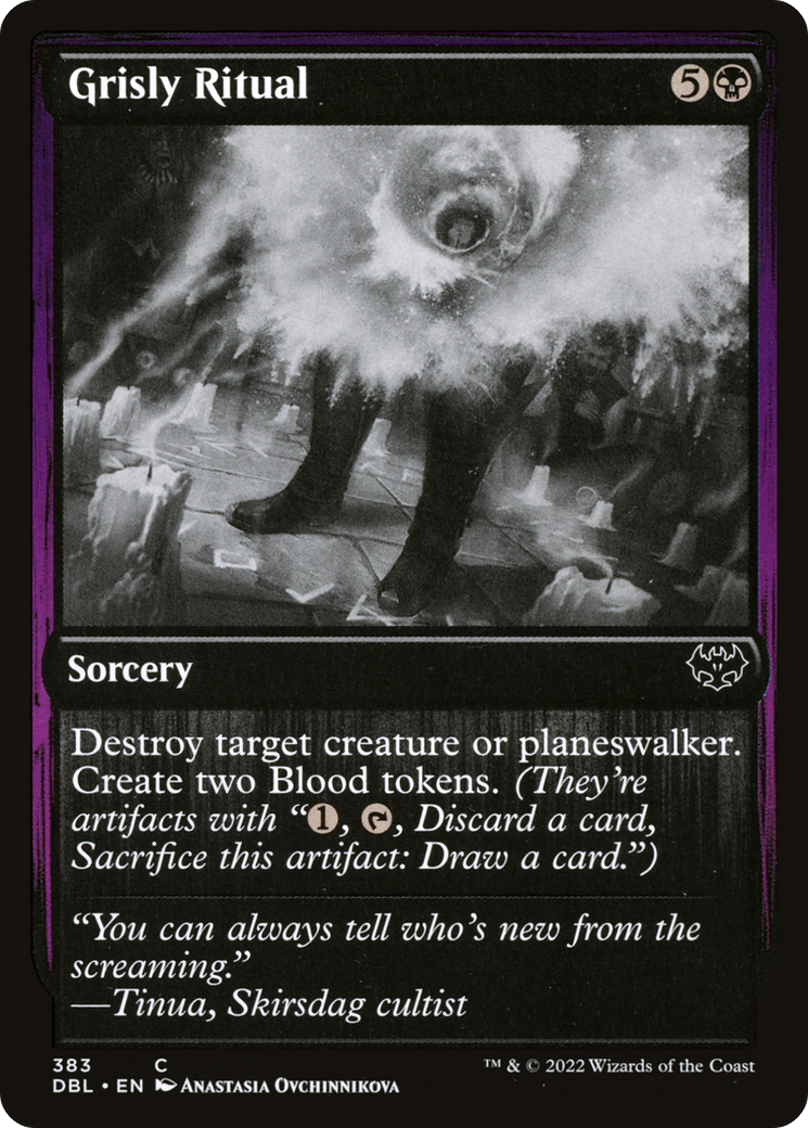 Grisly Ritual (DBL-383)  Foil - Innistrad: Double Feature