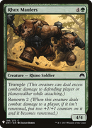Rhox Maulers (LIST-196)  - The List