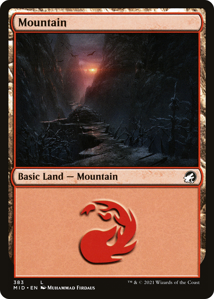 Mountain (383) (MID-383)  - Innistrad: Midnight Hunt