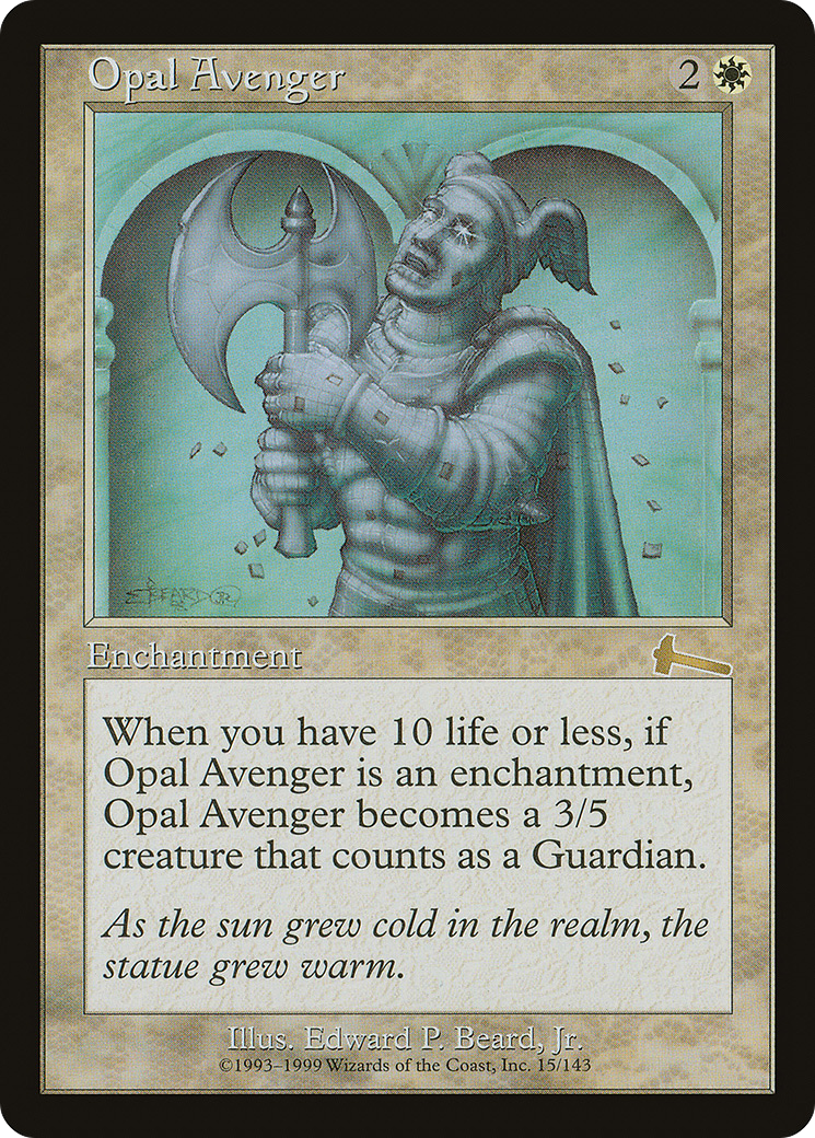 Opal Avenger (ULG-015)  Foil - Urza's Legacy