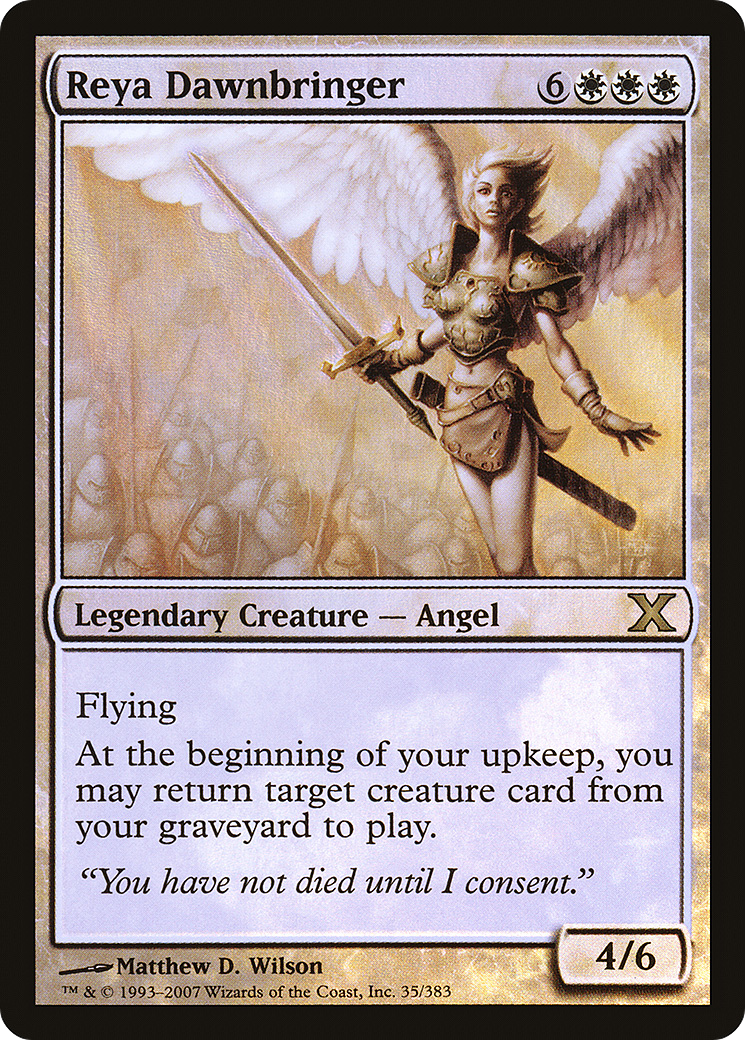 Reya Dawnbringer (10E-35★)  Foil - Tenth Edition