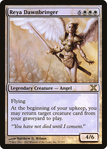 Reya Dawnbringer (10E-35★)  Foil - Tenth Edition