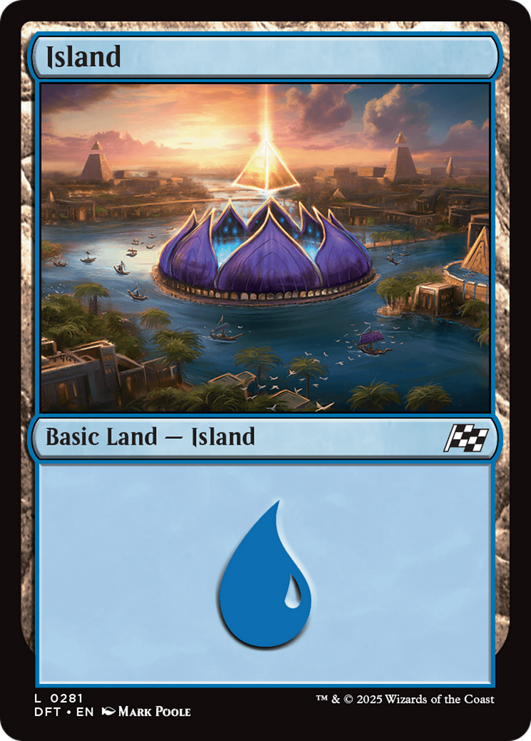 Island (0281) (DFT-281)  Foil - Aetherdrift