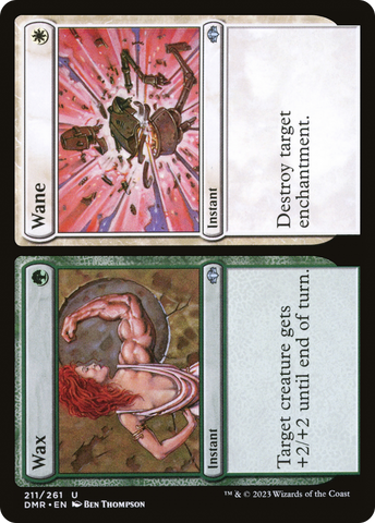 Wax // Wane (DMR-211)  Foil - Dominaria Remastered