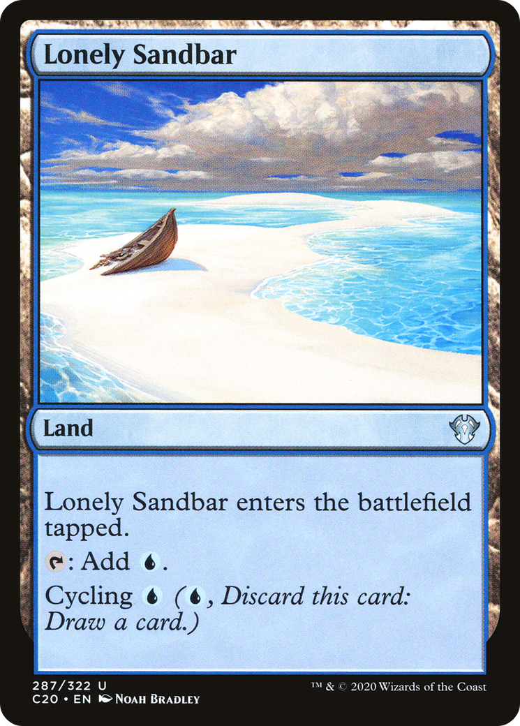 Lonely Sandbar (C20-287)  - Commander 2020