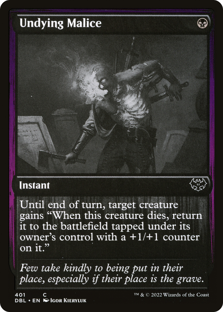 Undying Malice (DBL-401)  Foil - Innistrad: Double Feature