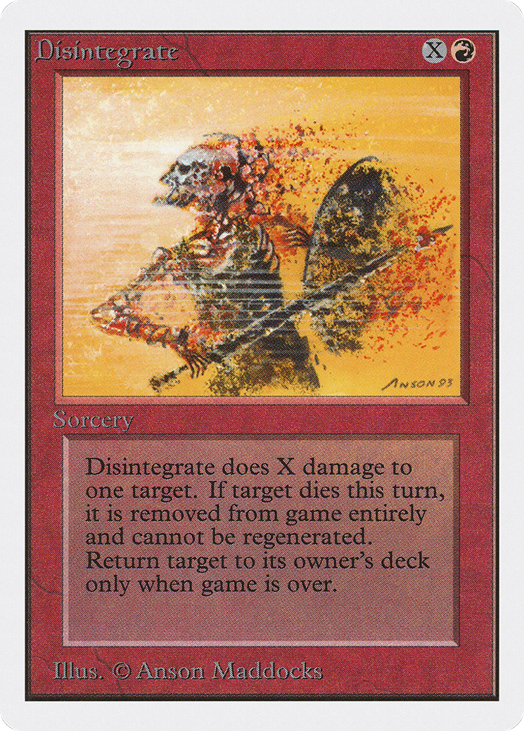 Disintegrate (2ED-)  - Unlimited Edition