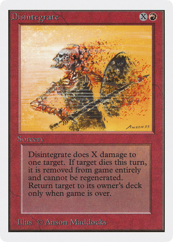 Disintegrate (2ED-)  - Unlimited Edition